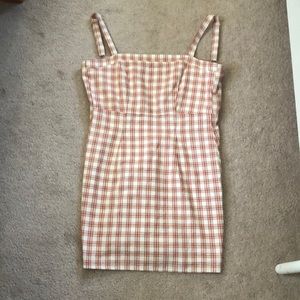 Forever 21 red checkered dress